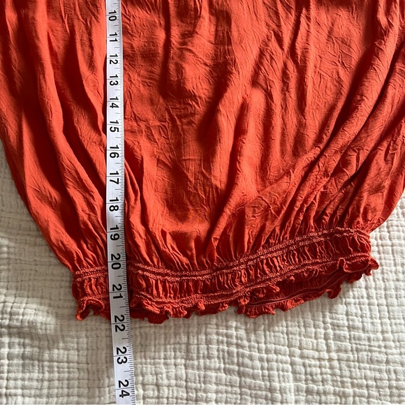 Chelsea & Violet Women’s Bohemian 3/4 Sleeves Blouse Size Small - Picture 7 of 7